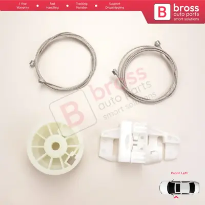 Kit Riparazione Alzacristallo Anteriore Sinistro per Renault Modus Grand Modus