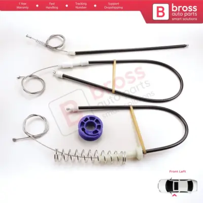Kit Riparazione Alzacristallo Anteriore Sinistro per VW Phaeton 3D MK1 2002-2016
