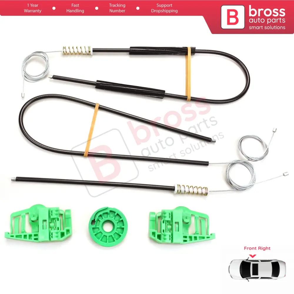 Kit Riparazione Alzacristallo Destro Anteriore per BMW Serie 3 E46 Compact