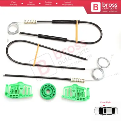 Kit Riparazione Alzacristallo Destro Anteriore per BMW Serie 3 E46 Compact