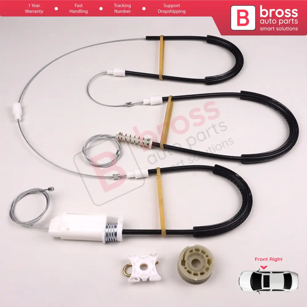 Kit Riparazione Alzacristallo Destro per BMW Z4 E85 E86 2002-2008 Coupe