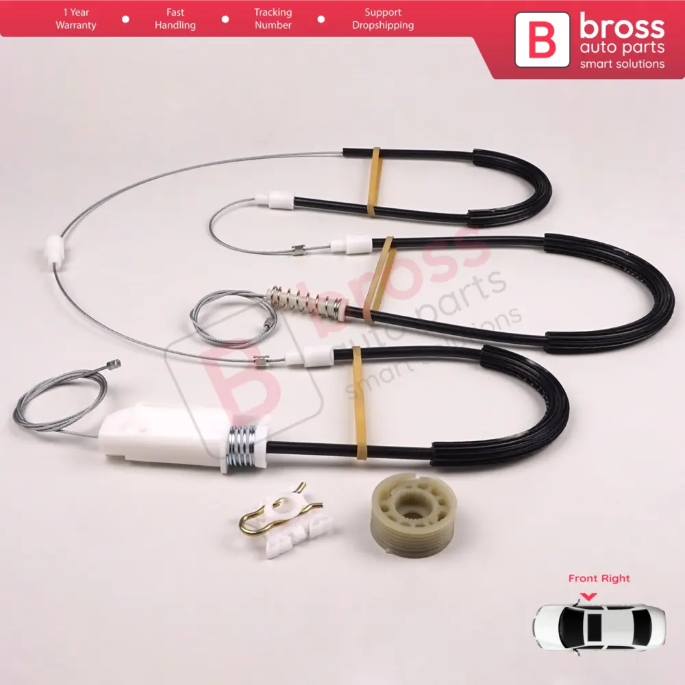 Kit Riparazione Alzacristallo Destro per BMW Z4 E85 E86 2002-2008 Coupe