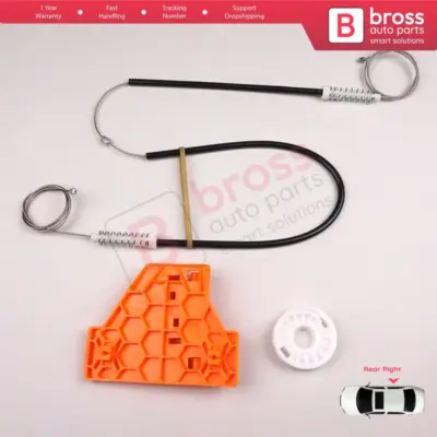 Kit Riparazione Alzacristallo Posteriore Destro per Audi A4 B6 B7 8E2 8E5 8ec