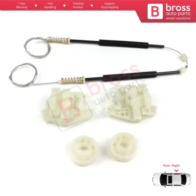 Kit Riparazione Alzacristallo Posteriore Destro per BMW X3 E83 2003-2011