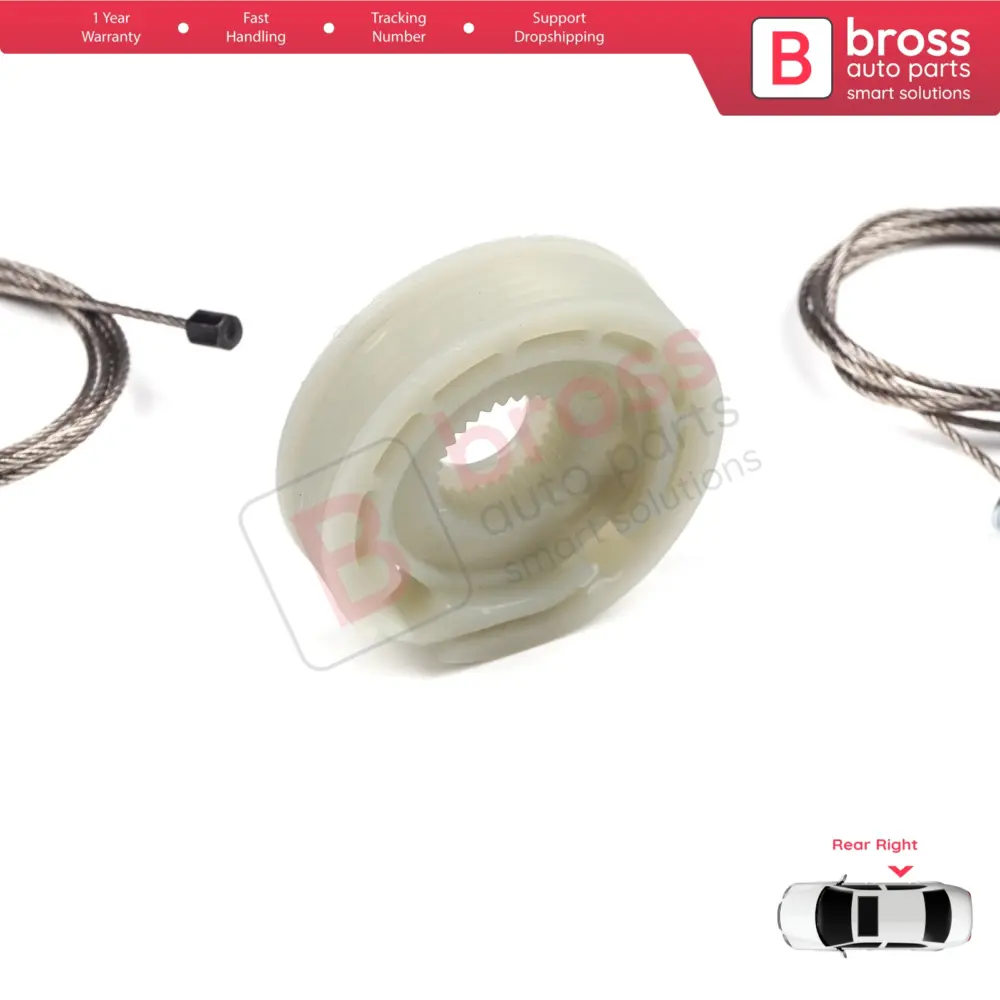 Kit Riparazione Alzacristallo Posteriore Destro per Ford Focus MK1 4/5 Porte