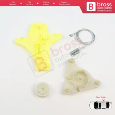 Kit Riparazione Alzacristallo Posteriore Destro per VW Passat B6 B7 2010-2015