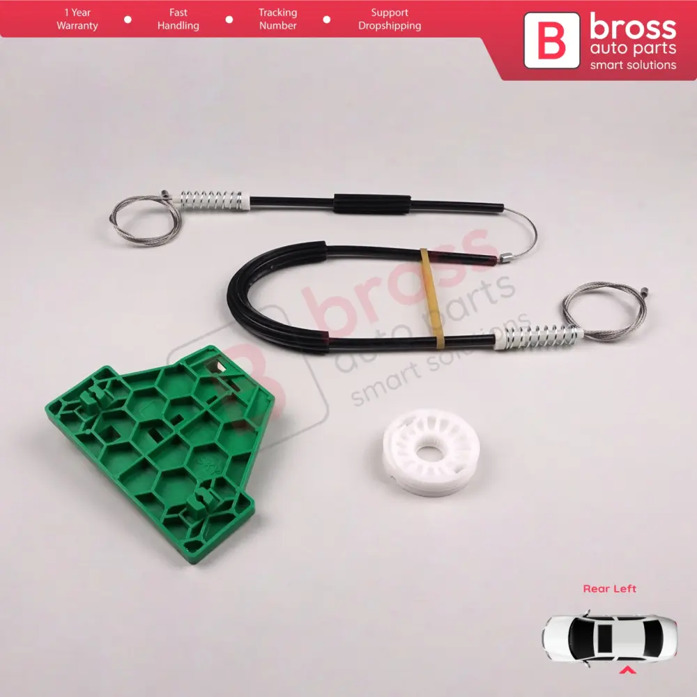 Kit Riparazione Alzacristallo Posteriore Sinistro per Audi A4 B6 B7 8E2 8E5 8ec