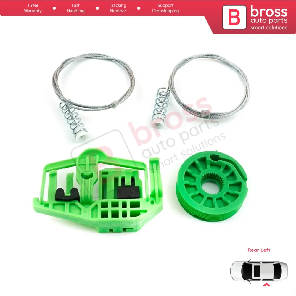 Kit Riparazione Alzacristallo Posteriore Sinistro per BMW 1 E87 2003-2012 5