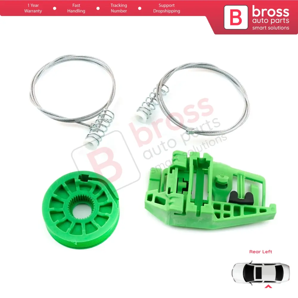 Kit Riparazione Alzacristallo Posteriore Sinistro per BMW Serie 3 E90 E91
