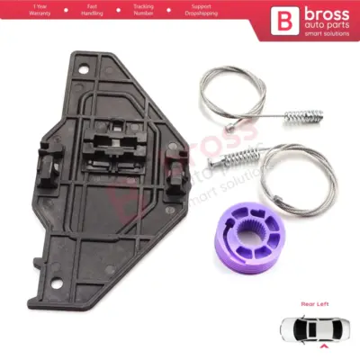Kit Riparazione Alzacristallo Posteriore Sinistro per Citroën C5 MK2 MK3
