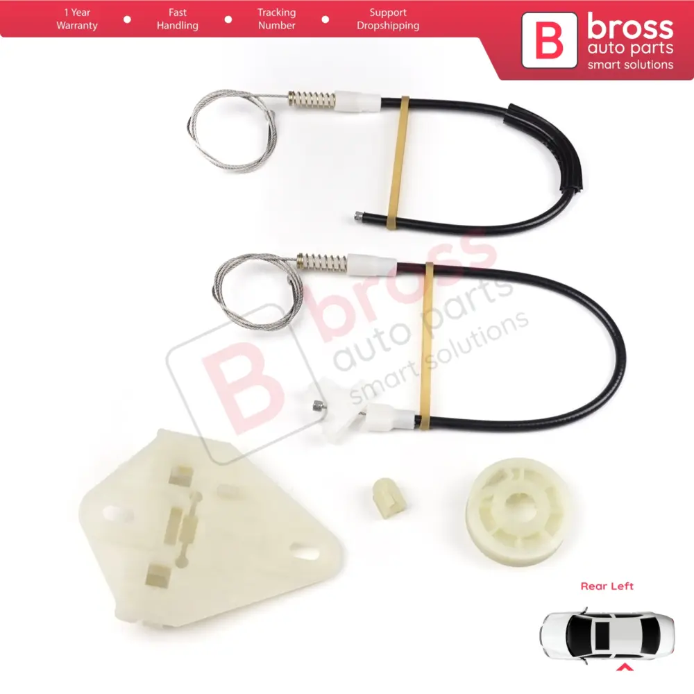 Kit Riparazione Alzacristallo Posteriore Sinistro per Renault Megane MK1 X64