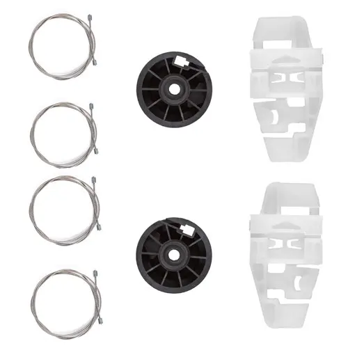 Kit Riparazione Finestrino Anteriore Destro/sinistro per Renault Modus
