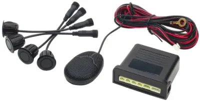Kit sensori parcheggio posteriori con segnalatore acustico buzzer auto