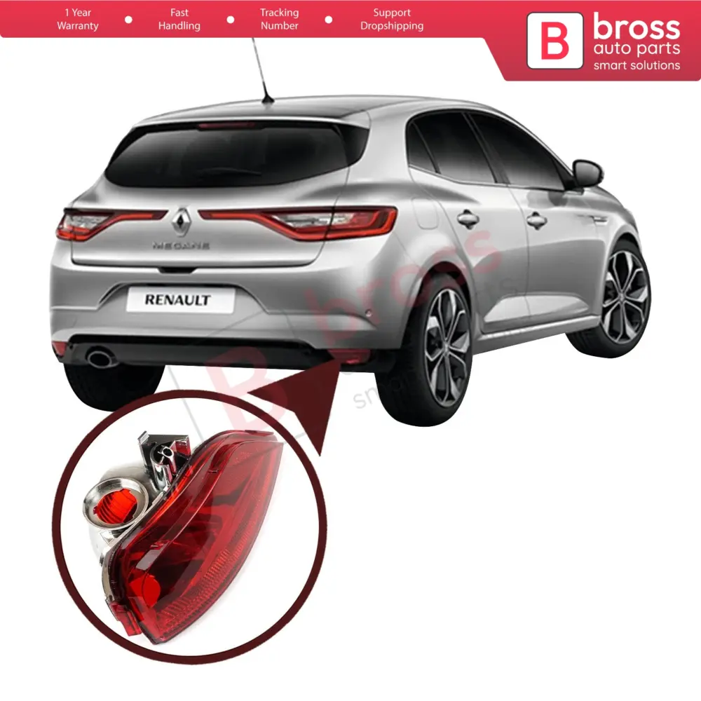 Lampada Fanale Posteriore Nebbia Destra per Renault Megane MK4 Hb