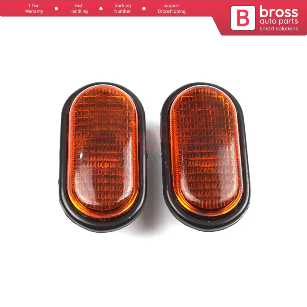 Lampada Freccia Laterale Arancione 2 Pezzi per Renault Opel Nissan