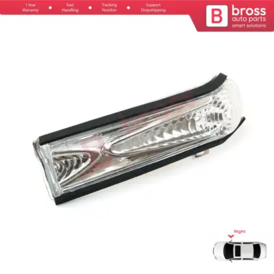 Lampada Indicatore Specchietto Destro Bianca per Fiat Doblo 2 Opel Combo D