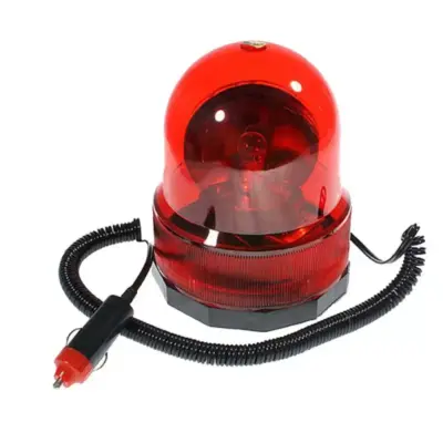 Lampada Lampeggiante Magnetica Rossa 12v 12x15,5cm Universale