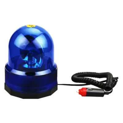 Lampada Rotante Magnetica 12v Blu Universale 12x15,5 cm
