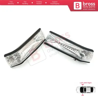 Lampade Indicatori Specchietto Laterale Bianche Dx+sx per Fiat Doblo 2 Opel