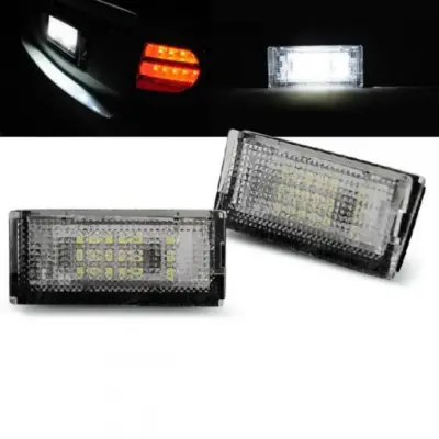 Lampade LED Targa Posteriori 2 Pezzi per BMW 3 E46 Berlina Caravan 98-05