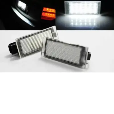 Lampade LED Targa Posteriori 2 Pezzi per Renault Clio
