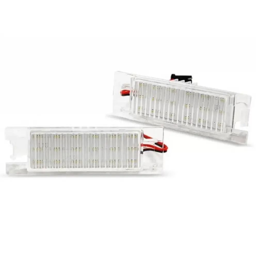 Lampade Targa LED Posteriori 2 Pezzi per Opel Astra H Zafira B Corsa D