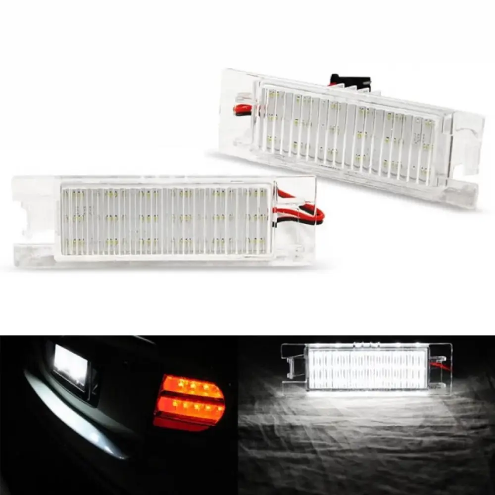 Lampade Targa LED Posteriori 2 Pezzi per Opel Astra H Zafira B Corsa D