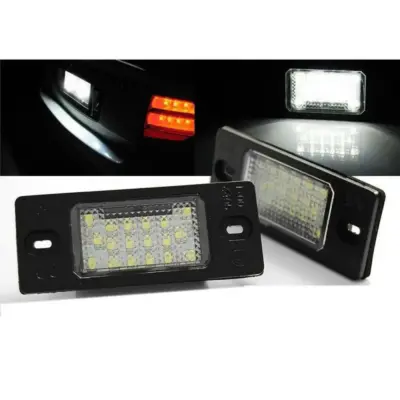 Lampade Targa LED Posteriori Canbus 2 Pezzi per VW Touareg 7L Tiguan 5N Golf V