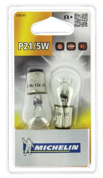 Lampadine auto 12V P21/5W luce potenziata lunga durata ricambio veicolo