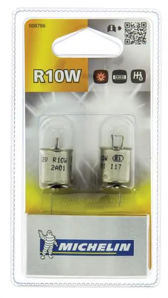 Lampadine auto R10W 12V luce potenziata lunga durata ricambio veicoli