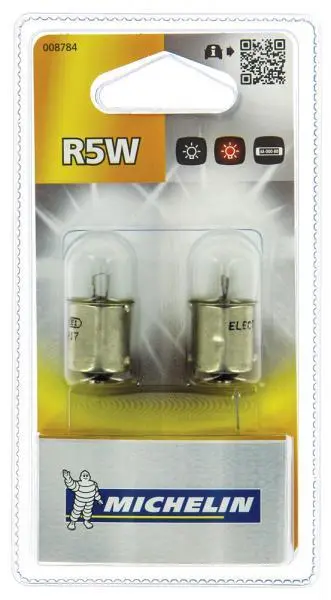 Lampadine auto R5W 12V alogene luce bianca lunga durata ricambio veicoli