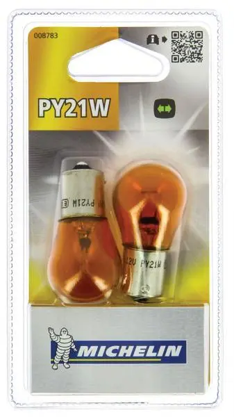 Lampadine segnalazione auto 12V PY21W luce aggiuntiva lunga durata