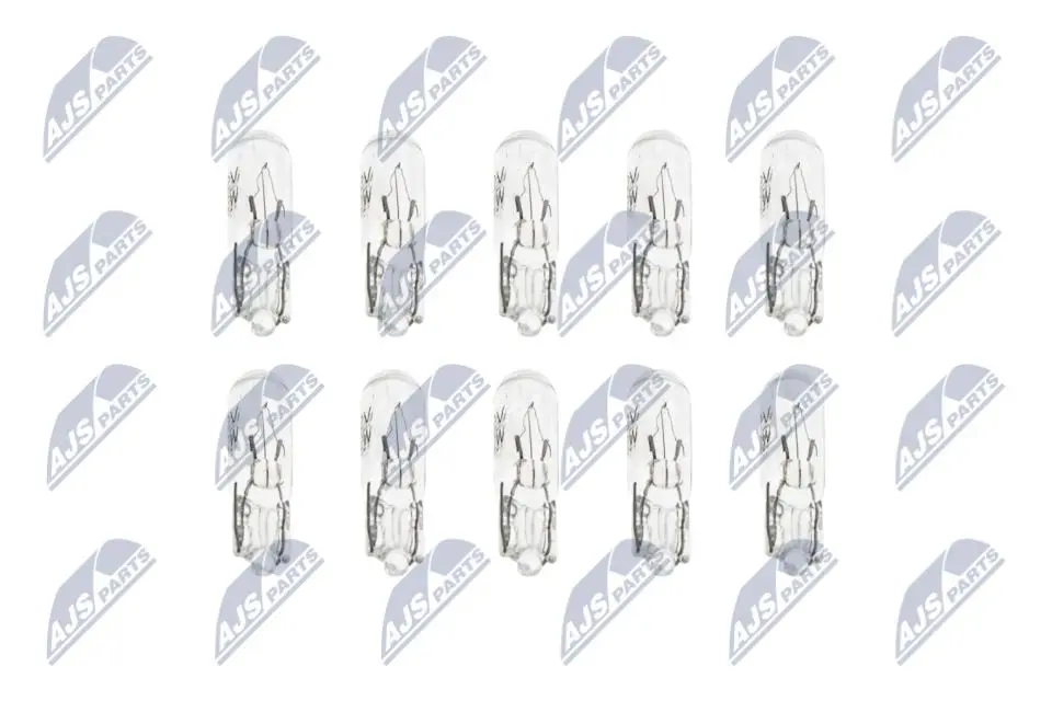 Lampadine W1.2W 12V 1.2W Confezione da 10 Pezzi per Officina