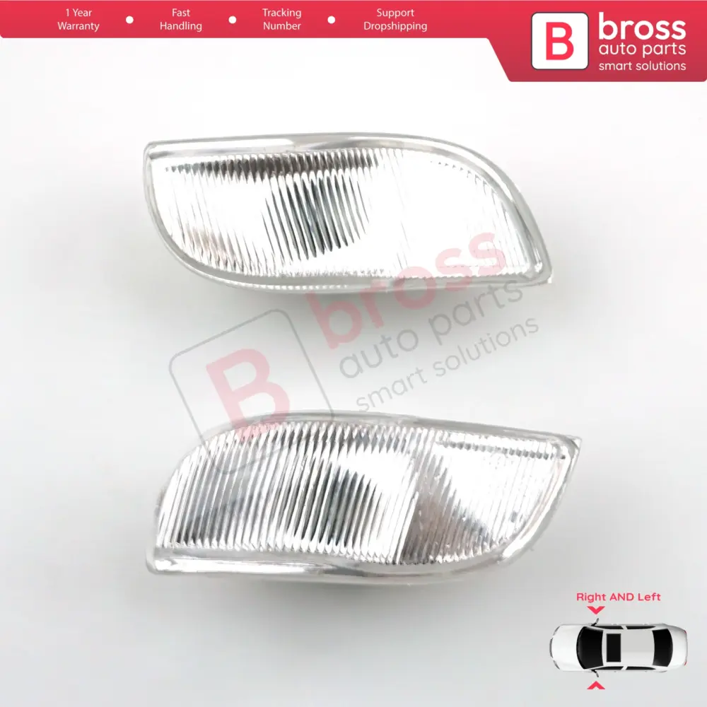 Lente Freccia Specchietto Anteriore Dx e Sx per Renault Symbol MK3 Dacia Logan