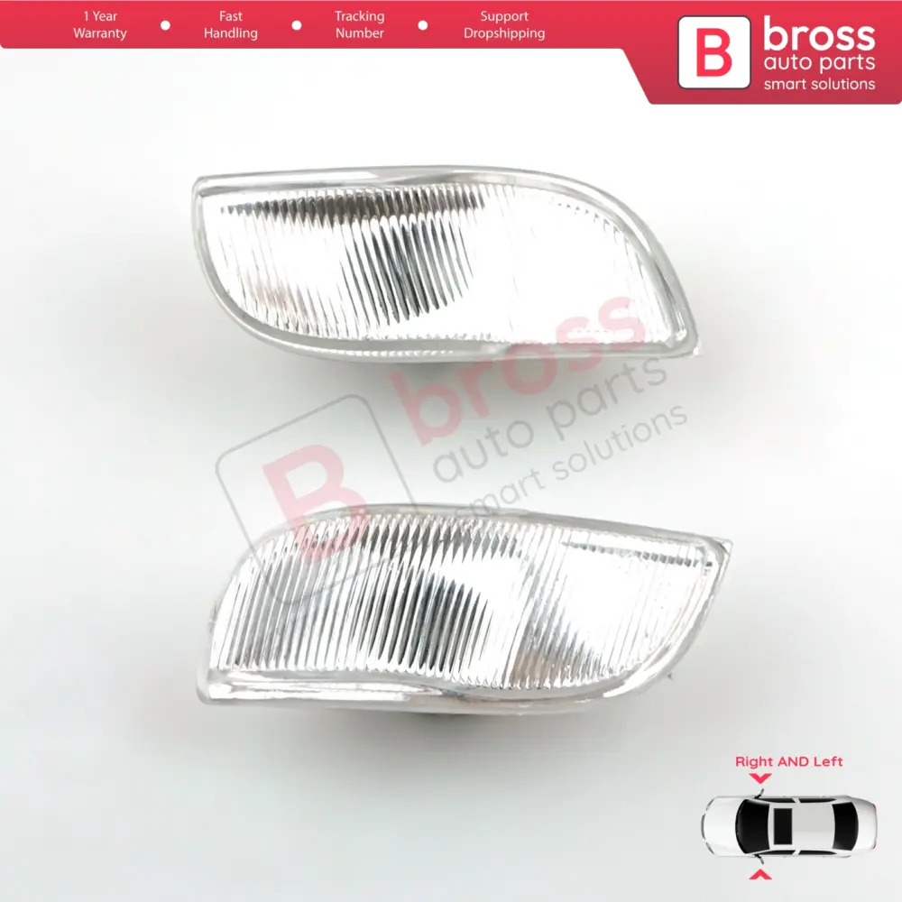 Lente Freccia Specchietto Anteriore Dx e Sx per Renault Symbol MK3 Dacia Logan