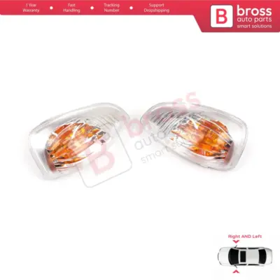 Lente Freccia Specchietto Arancione Anteriore Dx Sx per Renault Master MK3 Opel
