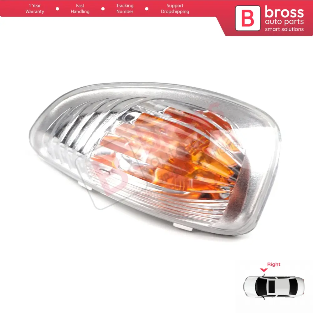 Lente Freccia Specchietto Destro per Renault Master MK3 Opel Movano B Nissan