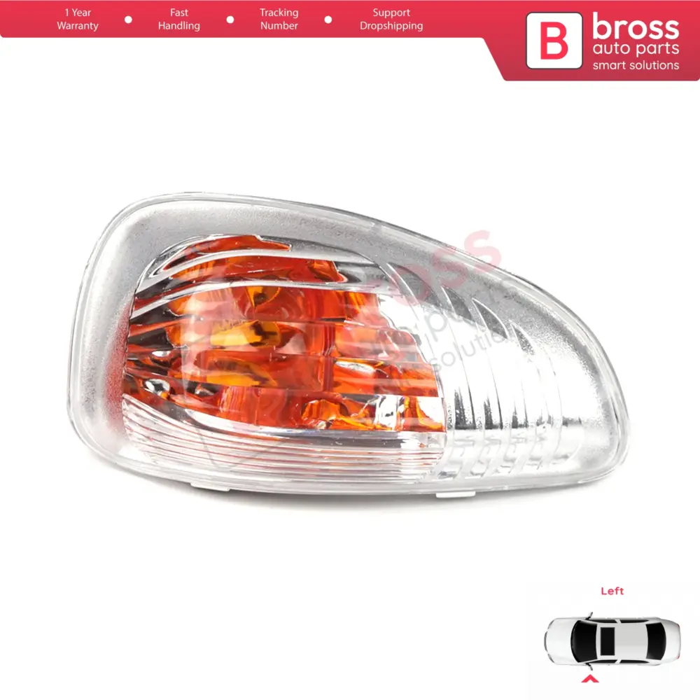 Lente Freccia Specchietto Sinistro per Renault Master MK3 Opel Movano B Nissan