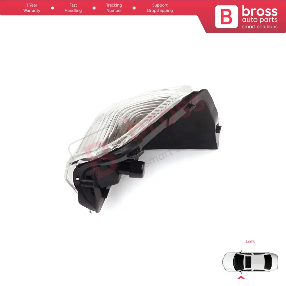 Lente Freccia Specchietto Sinistro per VW Crafter MK1 Mercedes Sprinter 906