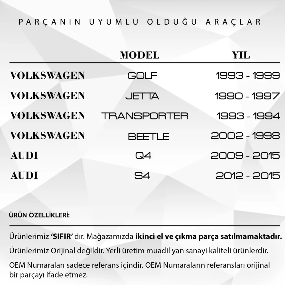 Leva Cambio con Boccola per Volkswagen Golf, Beetle, Jetta, Audi Q4
