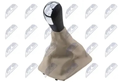 Leva del Cambio Pomello a Siringa Beige per Skoda Octavia Ii 2004- 5 Speed