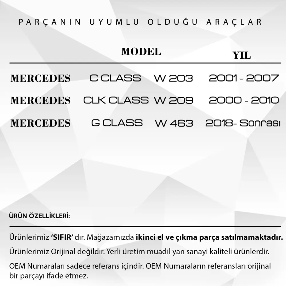 Leva Motore Ventilazione Climatizzazione 2 Pezzi per Mercedes Classe C W203