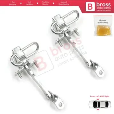 Limitatori Cerniera Porta Anteriore 2 Pezzi per Alfa Romeo 147 GT 937 2001-2010
