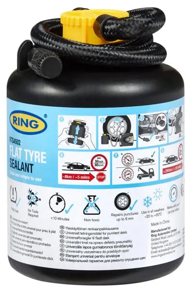 Liquido sigillante ripara forature pneumatici auto moto bicicletta 450 ml