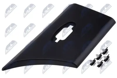 Listello Laterale Posteriore Sinistro per Renault Master Iii 2010- Opel Movano