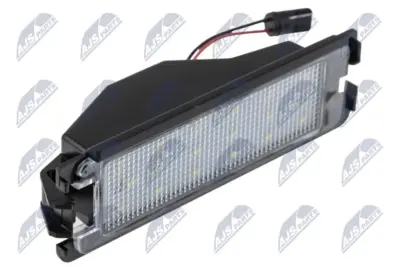 Luce Targa LED Anteriore per Dacia Logan Ii Sandero Ii 2004-2016