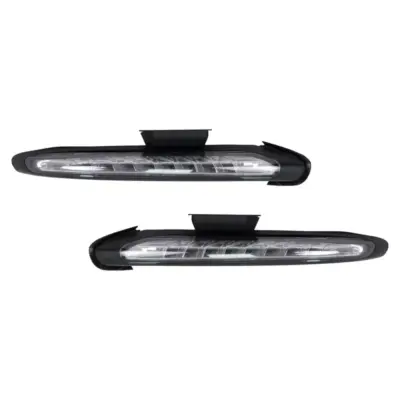 Luci Diurne Anteriore Paraurti per Porsche Cayenne 958 92a 2010-2014