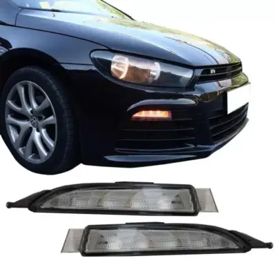 Luci Diurne Anteriori 2 Pezzi per Volkswagen Scirocco 08-14 R20 Look