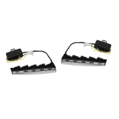 Luci Diurne Anteriori con Base Cromata per Mercedes Classe G W463 dal 1989