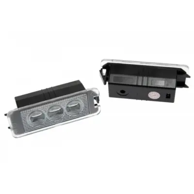 Luci Targa LED 3 LED Alta Potenza Canbus 2 Pezzi per VW Golf Polo Scirocco